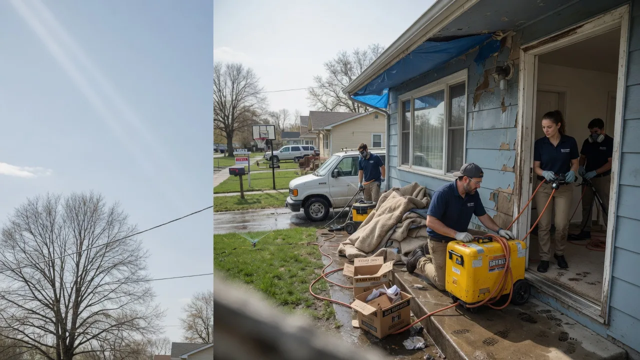 Basement Flood Cleanup in North East, PA near me